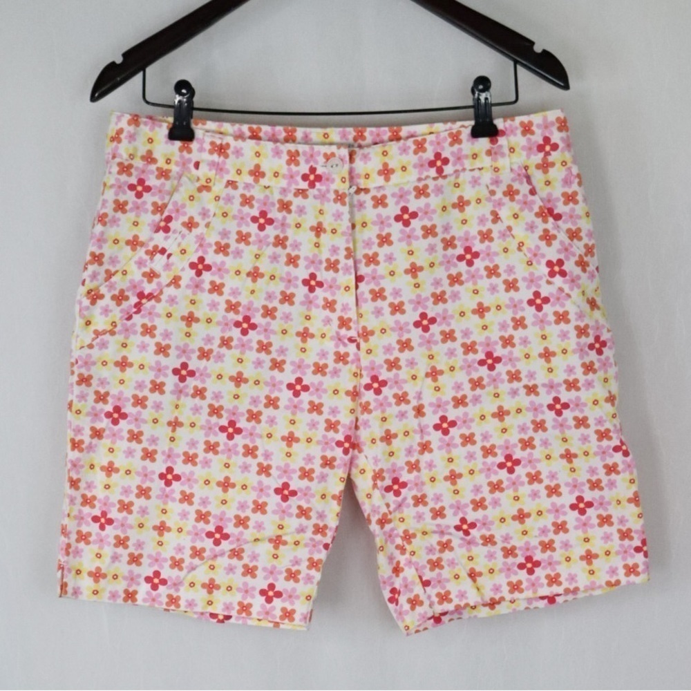 🦩 GREEN LAMB Flower Power 70s Inspired Shorts (🦩2 for $25)